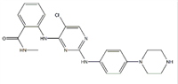 2-[[5-氯-2-[[4-(1-哌嗪基)苯基]氨基]-4-嘧啶基]氨基]-N-甲基苯甲酰胺
